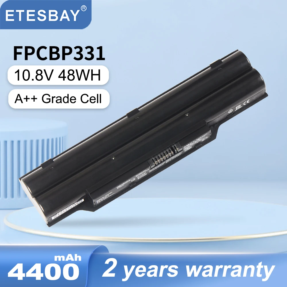 

ETESBAY FPCBP331 48WH Laptop Battery For Fujitsu LifeBook A532/GFX AH512 FMVNBP213 FPCBP347AP P567717-01 4400mAh 10.8V