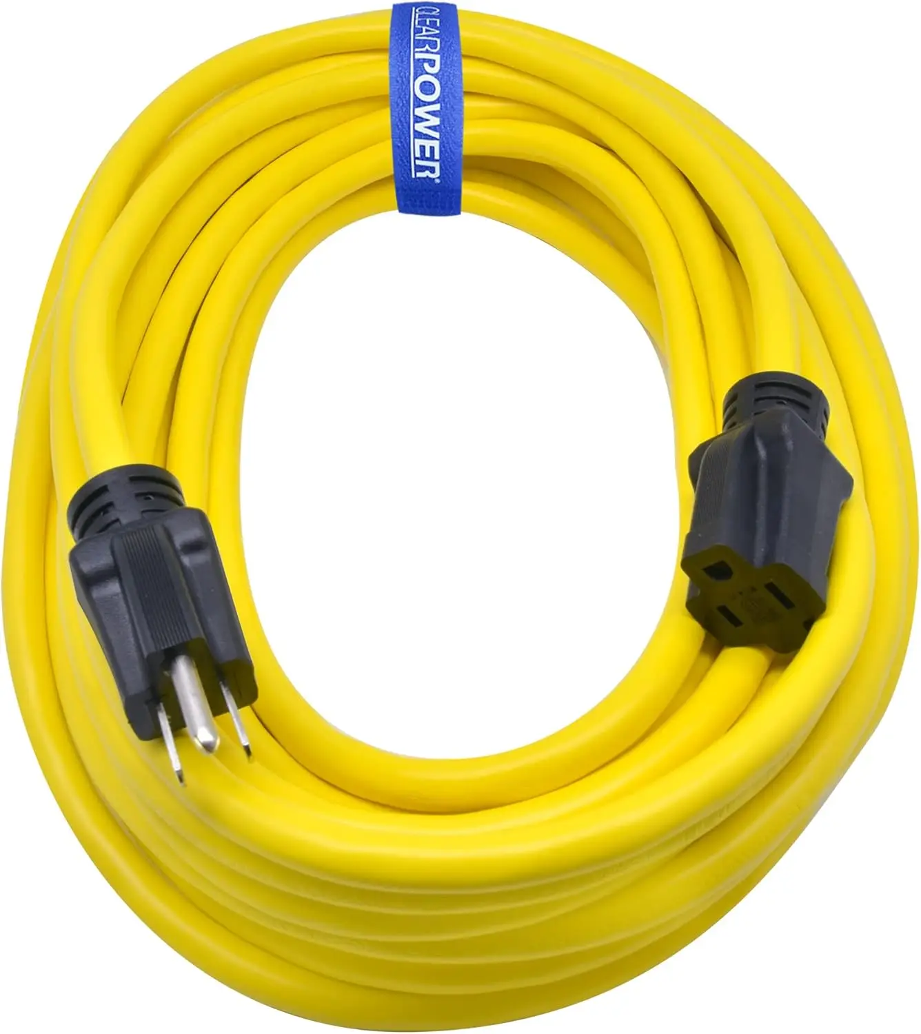 50 Ft Heavy Duty Outdoor Extension Cord 12/3 SJTW Water & Weather Resistant, Flame Retardant Yellow 3 Prong Grounded Plug
50 Ft Heavy Duty Outdoor Extension Cord 12/3 SJTW Water & Weather Resistant, Flame Retardant Yellow 3 Prong Grounded Plug