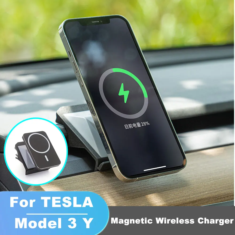 For Tesla Model 3 Y 15W Car Magnetic Wireless Charger iPhone 13 12 14 Pro Max Wireless Charging Car Charger Phone Holder
For Tesla Model 3 Y 15W Car Magnetic Wireless Charger iPhone 13 12 14 Pro Max Wireless Charging Car Charger Phone Holder