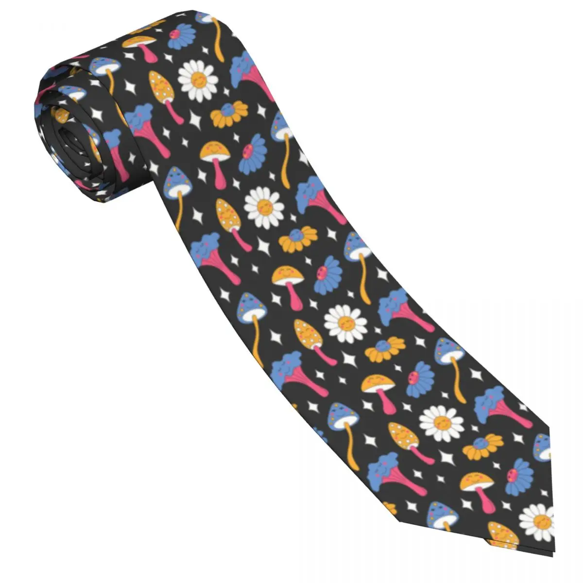 

Cute Mushrooms Tie Retro Cartoon Casual Neck Ties For Men Wedding Party Great Quality Collar Tie Design Necktie Accessories