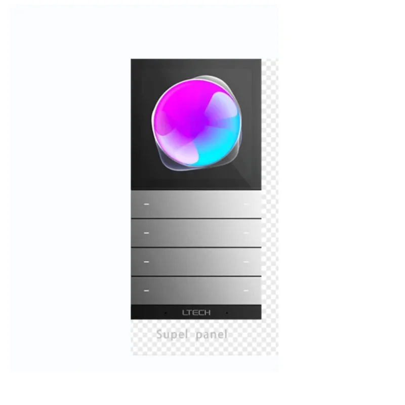 Intelligent gateway lighting voice wifi application remote control wall switch with 15mm sensing automatic wake-up
Intelligent gateway lighting voice wifi application remote control wall switch with 15mm sensing automatic wake-up