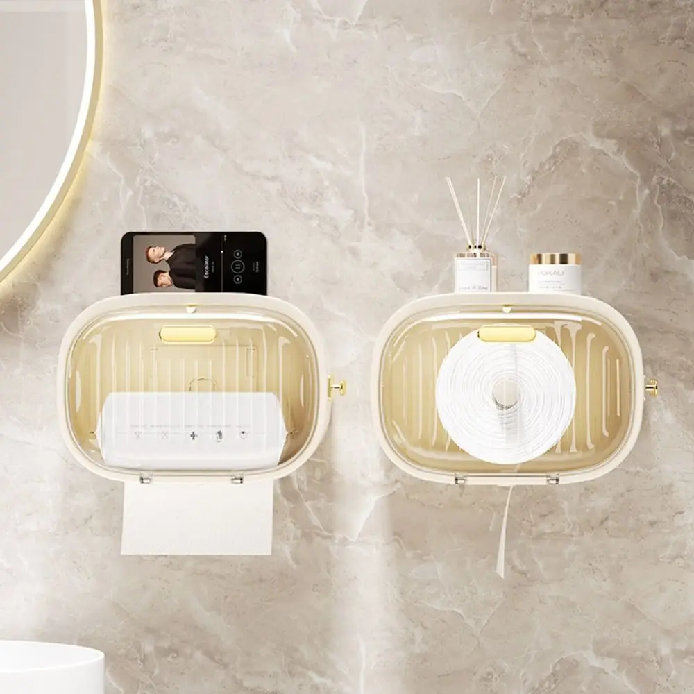 Waterproof Toilet Paper Box Moisture-proof Wall Mounted Toilet Paper Storage Box Punch-free Super Load Bearing Tissue Holder Box
Waterproof Toilet Paper Box Moisture-proof Wall Mounted Toilet Paper Storage Box Punch-free Super Load Bearing Tissue Holder Box
