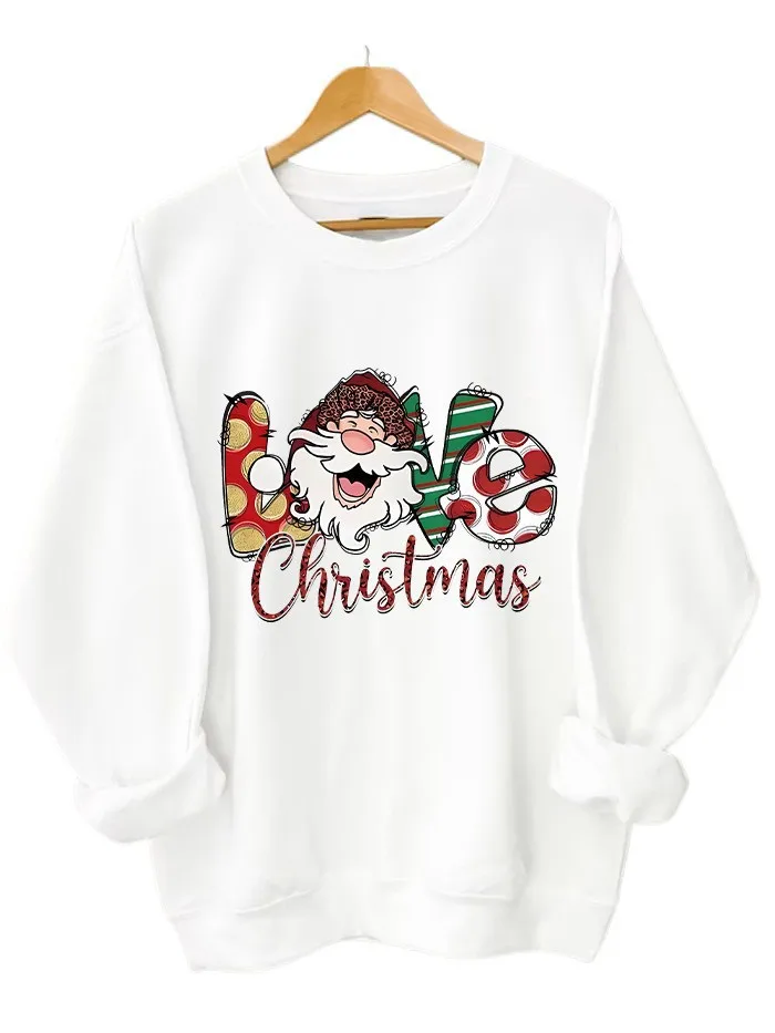 2023 New Christmas Solid Color Bottom Pullover 3D Printed Casual Long Sleeved Essentials Hoodie Women Round Neck Casual Sweater
2023 New Christmas Solid Color Bottom Pullover 3D Printed Casual Long Sleeved Essentials Hoodie Women Round Neck Casual Sweater