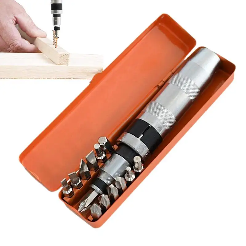 

4 PCS Damaged Screw Extractor Drill Bit Set Stripped Broken Screw Bolt Remover Extractor Easily Take Out Demolition Tools AA