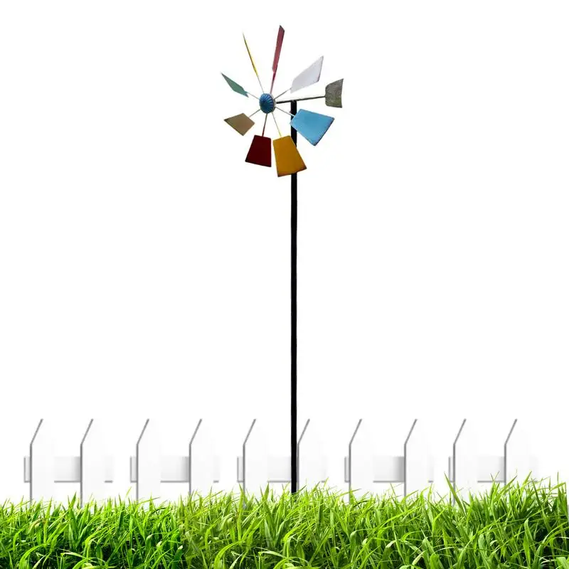 Outdoor Windmill Wind Spinner Metal Garden Decor Outdoor Art Colourful Windmill For Yard Patio Outdoor Decoration
Outdoor Windmill Wind Spinner Metal Garden Decor Outdoor Art Colourful Windmill For Yard Patio Outdoor Decoration