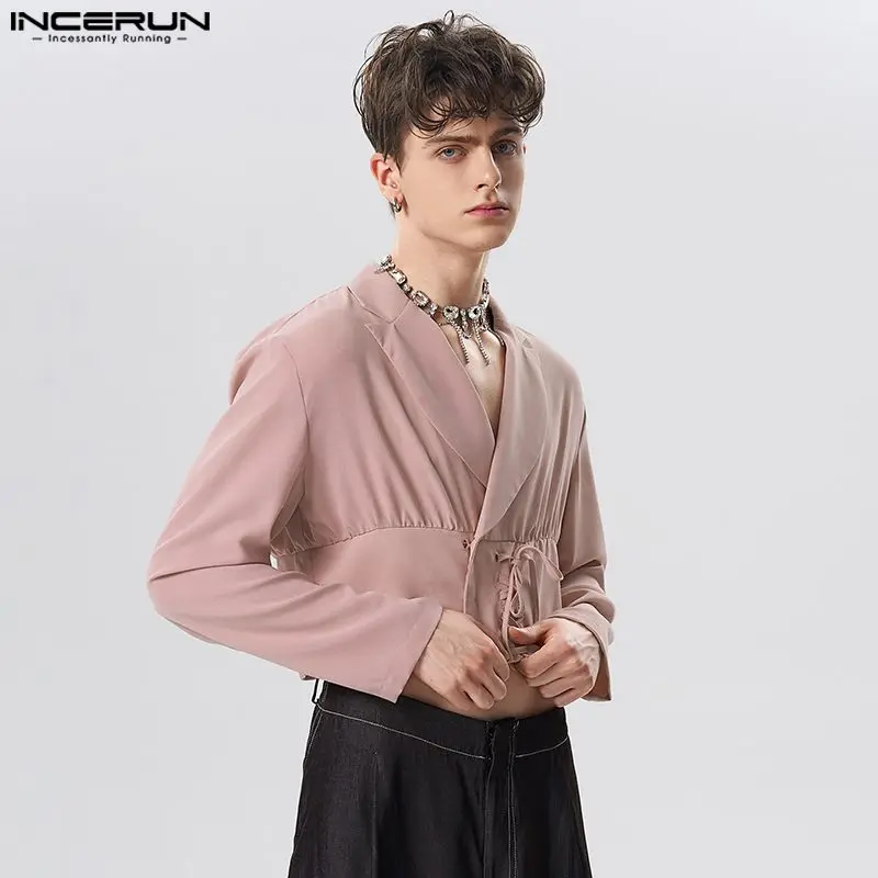 INCERUN Tops 2023 American Style Handsome New Mens Cropped Design Suit Jackets Casual Well Fitting Male Hot Selling Blazer S-5XL
INCERUN Tops 2023 American Style Handsome New Mens Cropped Design Suit Jackets Casual Well Fitting Male Hot Selling Blazer S-5XL