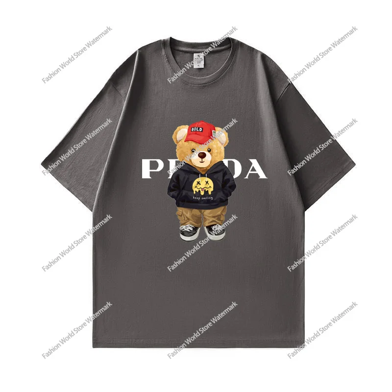 Men's and Women's Golf Tennis Short Sleeved Luxury PRA Bear Brand T-shirt 2024 Summer 100% Cotton Printed T-shirt Golf Clothing
Men's and Women's Golf Tennis Short Sleeved Luxury PRA Bear Brand T-shirt 2024 Summer 100% Cotton Printed T-shirt Golf Clothing