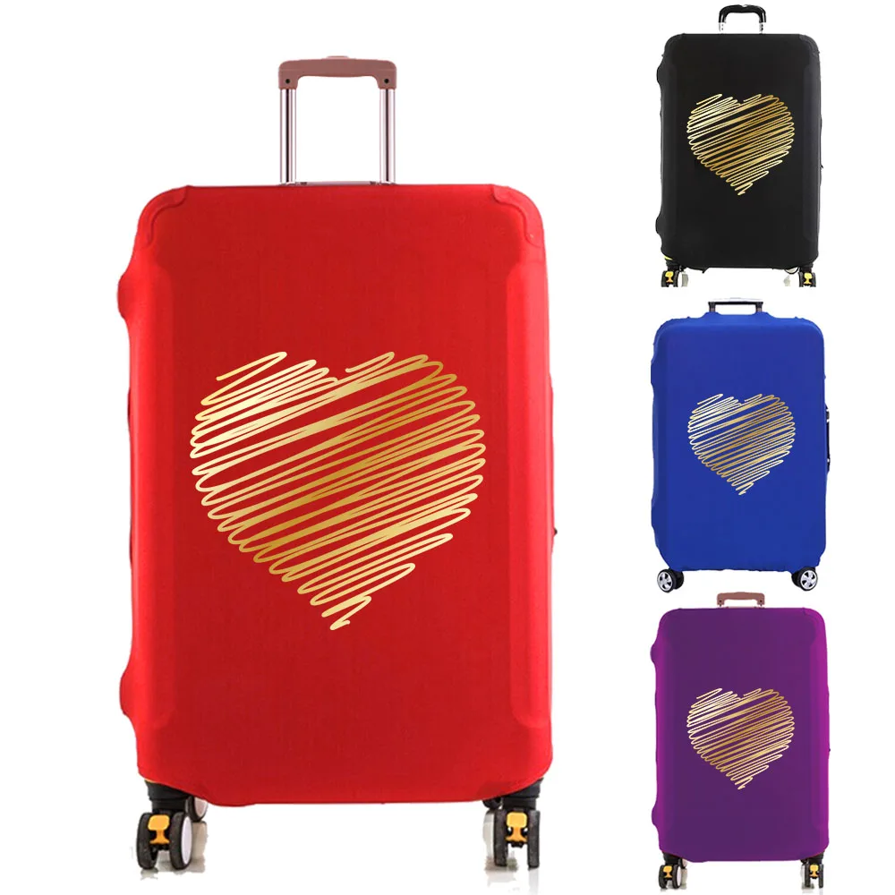 Luggage Cover Suitcase Protector Pattern Heart Printing Thicker Elastic Dust Cover To 18-32 Inch Trolley Case Travel Accessories
Luggage Cover Suitcase Protector Pattern Heart Printing Thicker Elastic Dust Cover To 18-32 Inch Trolley Case Travel Accessories
