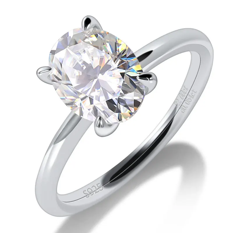 BC-DXHJ Lefei Fashion Luxury Trend Classic White Moissanite Fine Design Oval Engagement Ring Women 925 Silver Party Jewelry Gift
BC-DXHJ Lefei Fashion Luxury Trend Classic White Moissanite Fine Design Oval Engagement Ring Women 925 Silver Party Jewelry Gift