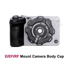 Vlogger Camera Body Cap Protection Cover Multifunction Decoration Camera mount for SONY E CANON EF RF Mount Cameras Vlogger Camera Body Cap Protection Cover Multifunction Decoration Camera mount for SONY E CANON EF RF Mount Cameras