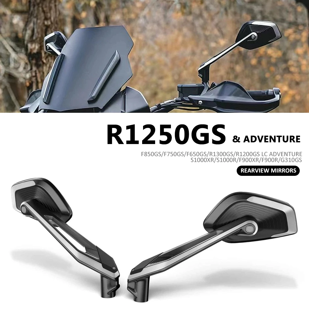 

Universial For BMW F750GS F850GS R1250GS R1200GS LC Adventure C400X C400GT S1000R Motorcycle Rearview Mirrors Side Mirror Kit