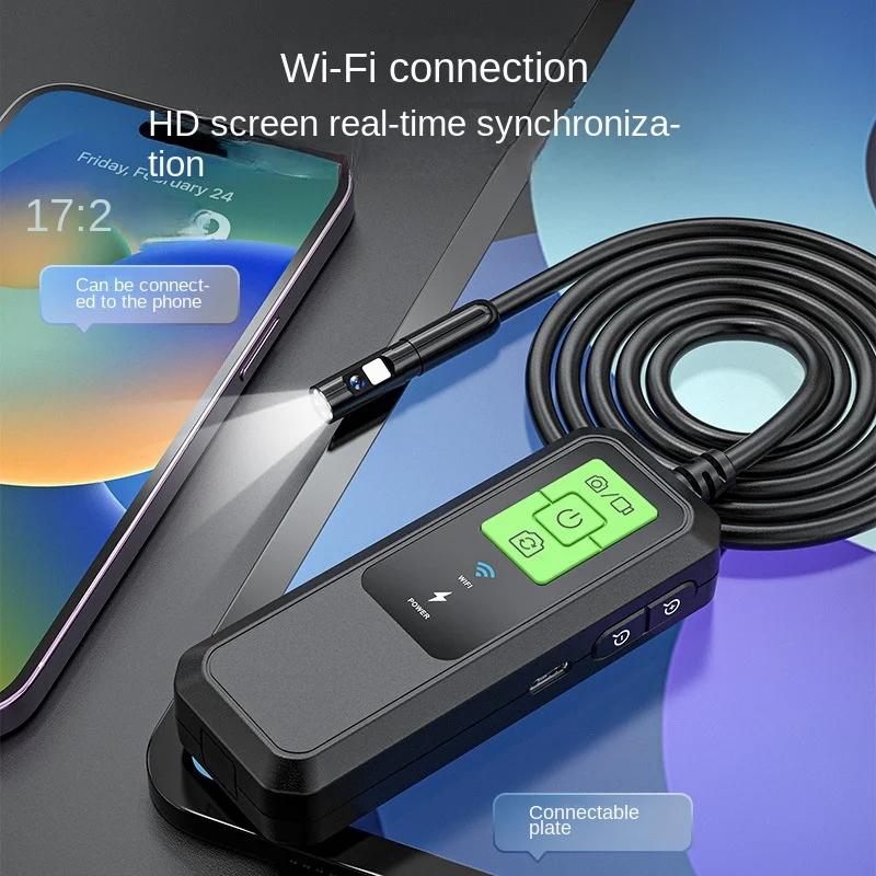 WiFi Endoscope W600 Pipeline Industrial Handle Detector Auto Repair Air Conditioning Detection Endoscope
WiFi Endoscope W600 Pipeline Industrial Handle Detector Auto Repair Air Conditioning Detection Endoscope