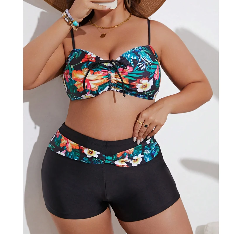 Новинка 2024, купальник из двух предметов, фототанкини, женские купальные костюмы, купальники, лоскутное сексуальное бикини, белый купальник с принтом в стиле бохо
Новинка 2024, купальник из двух предметов, фототанкини, женские купальные костюмы, купальники, лоскутное сексуальное бикини, белый купальник с принтом в стиле бохо