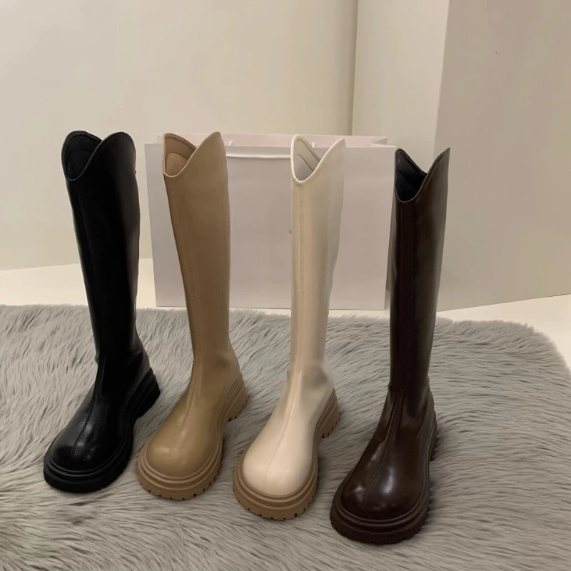 2023 Winter Women High Boots Fashion Zippers Ladies Elegant Long Black Boot Casual Square Heel Knee High Botas
2023 Winter Women High Boots Fashion Zippers Ladies Elegant Long Black Boot Casual Square Heel Knee High Botas
