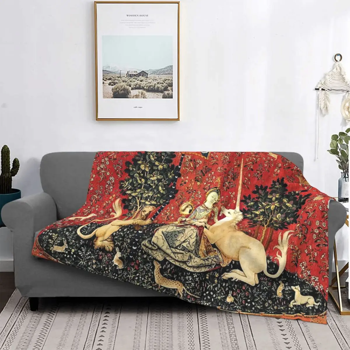 The Lady and the Unicorn Blanket for Kids Teens Girls Women Baby Adult, Fleece Plush Sherpa Throw Blankets Cozy Comfy Presents
The Lady and the Unicorn Blanket for Kids Teens Girls Women Baby Adult, Fleece Plush Sherpa Throw Blankets Cozy Comfy Presents