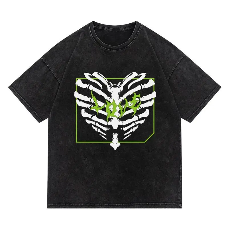 Denim Black Anime Vintage Wash Unisex T-Shirt Octopus Men Harajuku Gothic Punk T-Shirt Hip-Hop Streetwear
Denim Black Anime Vintage Wash Unisex T-Shirt Octopus Men Harajuku Gothic Punk T-Shirt Hip-Hop Streetwear
