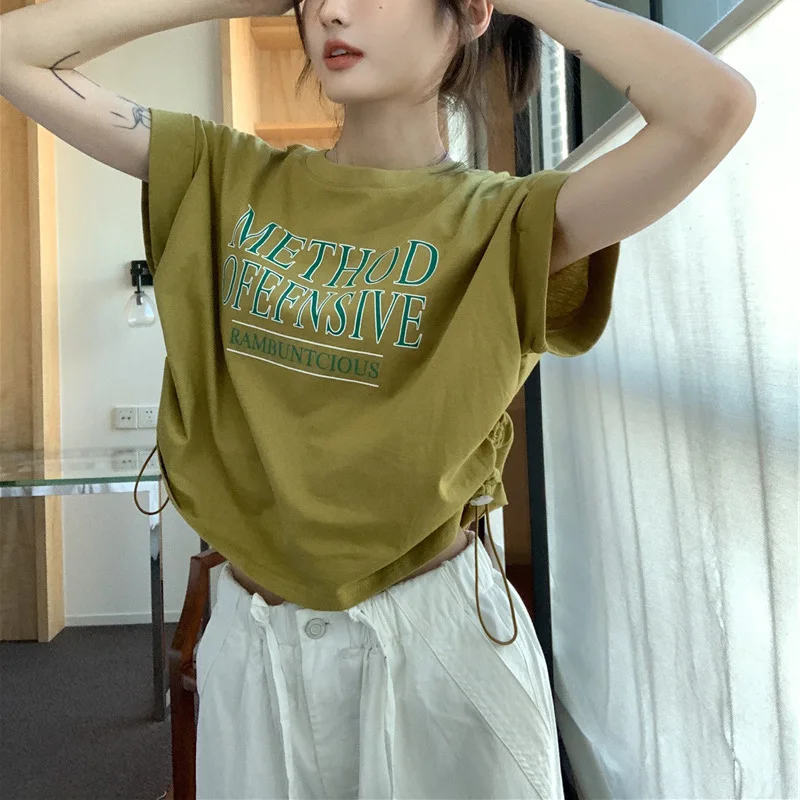 Summer Women Fashion T Shirts Asymmetric Loose Short Sleeve Tops Ins Female Casual Tees Brand New Streetwear
Summer Women Fashion T Shirts Asymmetric Loose Short Sleeve Tops Ins Female Casual Tees Brand New Streetwear