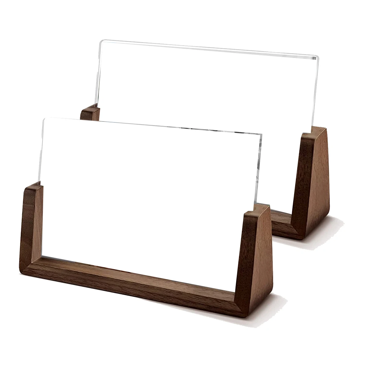 2 Pack U Shaped Wood Picture Frame, Clear Acrylic Photo Frame, Desk Decoration for Office/Bedroom/Living Room 15.5X10cm
2 Pack U Shaped Wood Picture Frame, Clear Acrylic Photo Frame, Desk Decoration for Office/Bedroom/Living Room 15.5X10cm