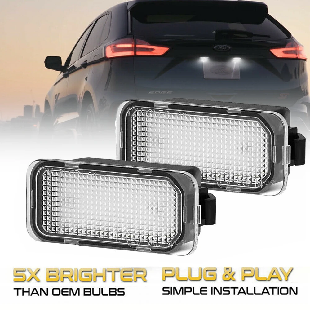 2 шт., Автомобильные светодиодные лампы для номерного знака Ford Mondeo Kuga Fiesta Ranger Explorer Transit Escape Fusion C-Max S-Max Focus
2 шт., Автомобильные светодиодные лампы для номерного знака Ford Mondeo Kuga Fiesta Ranger Explorer Transit Escape Fusion C-Max S-Max Focus