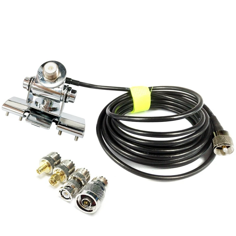 Car Radio Antenna Mount Bracket 5M PL259 SO239 Coaxial Feeder Extend Cable SMA Female Male BNC Connector Durable Easy To Use
Car Radio Antenna Mount Bracket 5M PL259 SO239 Coaxial Feeder Extend Cable SMA Female Male BNC Connector Durable Easy To Use