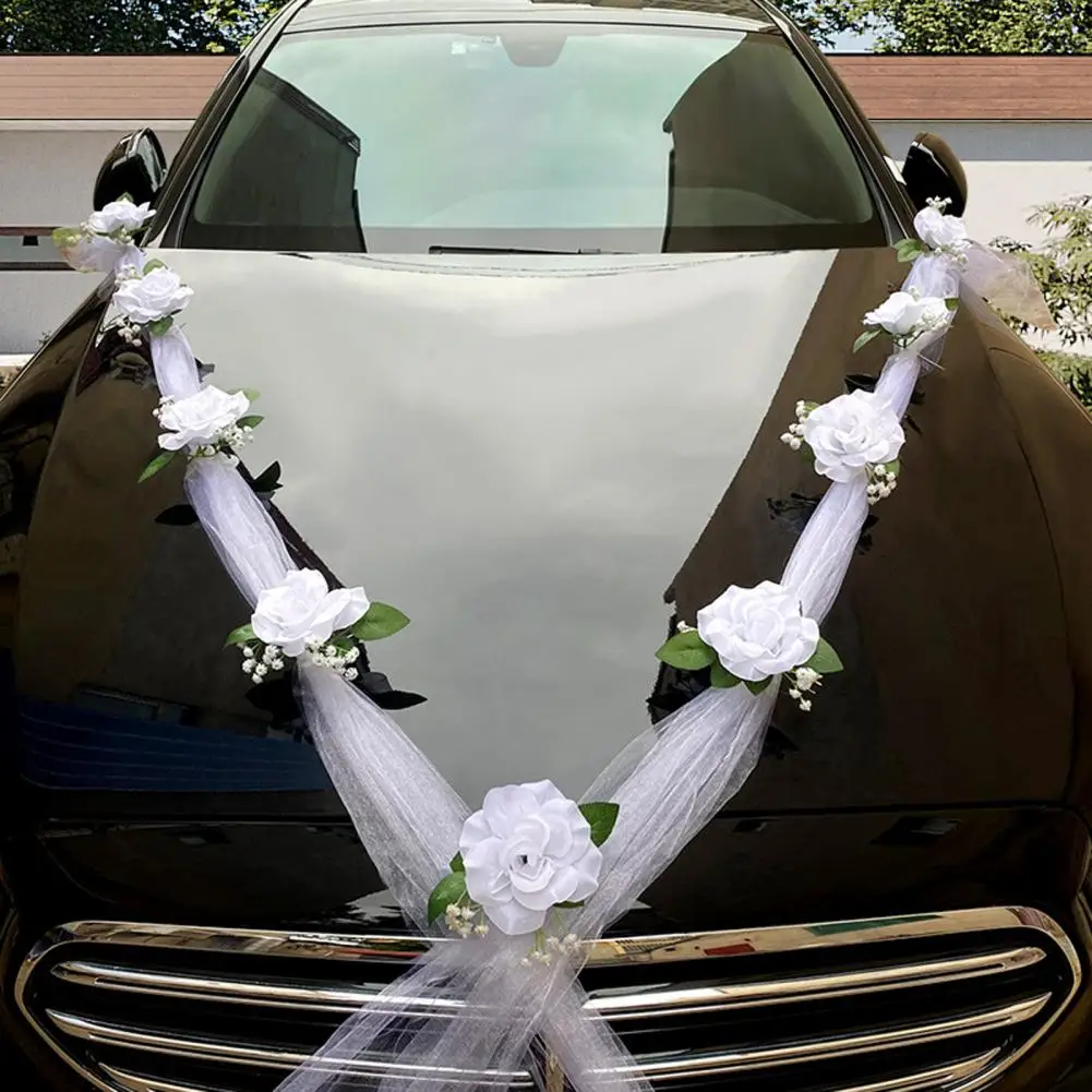 Flexible Flower Car Decorations Durable Wedding Car Decorations Elegant European-style Wedding Car Flower Decorations for Any
Flexible Flower Car Decorations Durable Wedding Car Decorations Elegant European-style Wedding Car Flower Decorations for Any