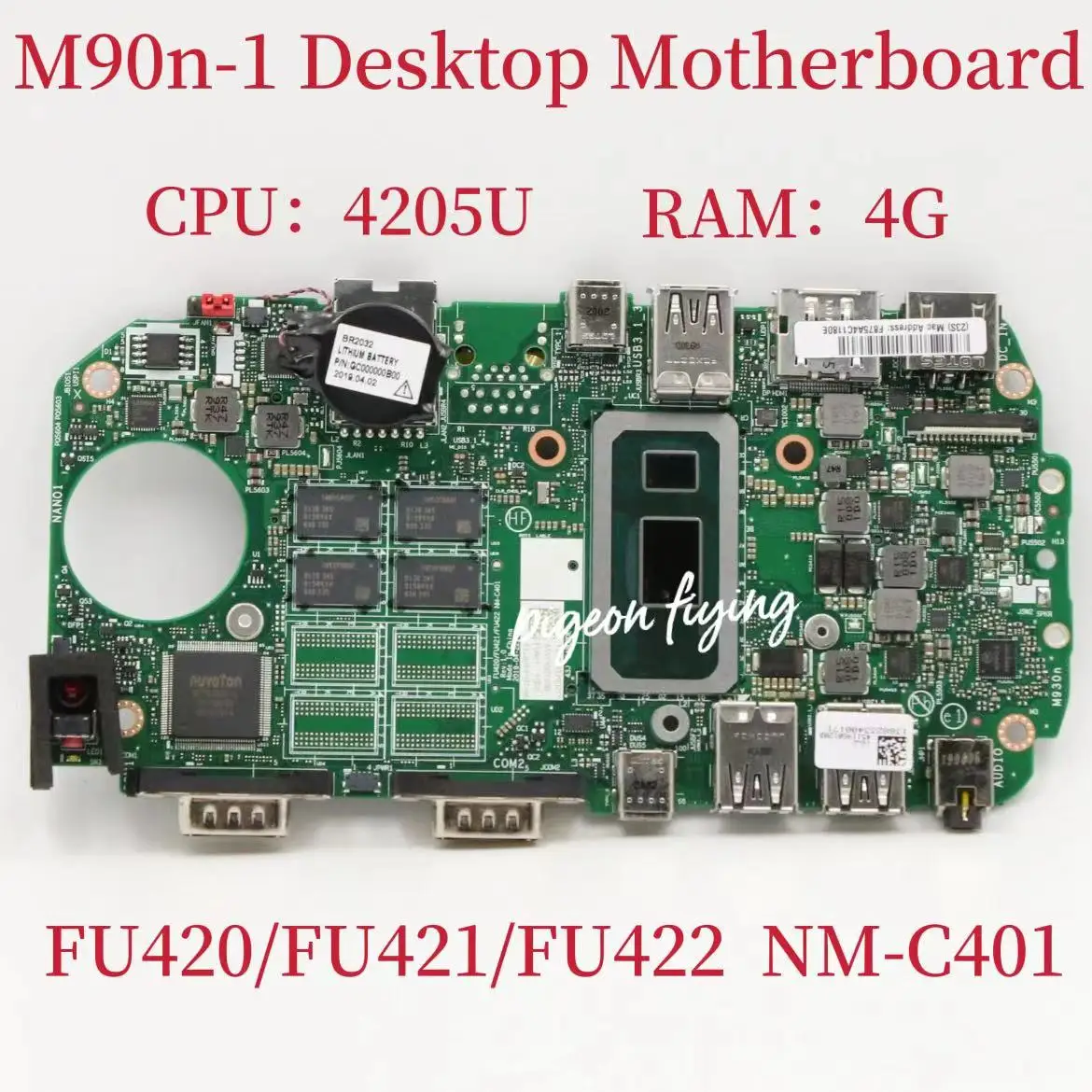 NM-C401 материнская плата для настольного компьютера, материнская плата CPU:4205U RAM:4G FRU:5B20U53774 100%, тест ОК
NM-C401 материнская плата для настольного компьютера, материнская плата CPU:4205U RAM:4G FRU:5B20U53774 100%, тест ОК