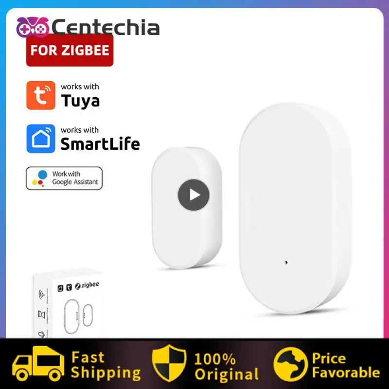 

Смарт-датчик двери Tuya 3,0, детекторы открытия/закрытия дверей, охранная защита Smart Life, управление через приложение через Alexa Home