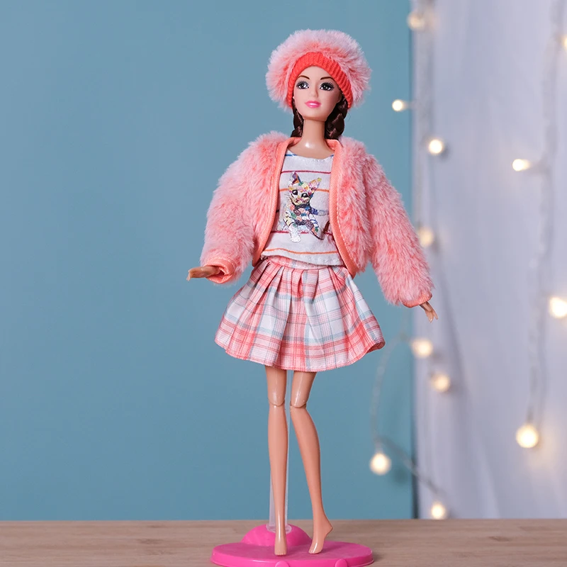 

1/6 Doll Fashion MU Coat c Clothing Set for 30cm BJD Barbie Blyth MH CD FR SD Kurhn Clothes Girl Figure Toy Accessories