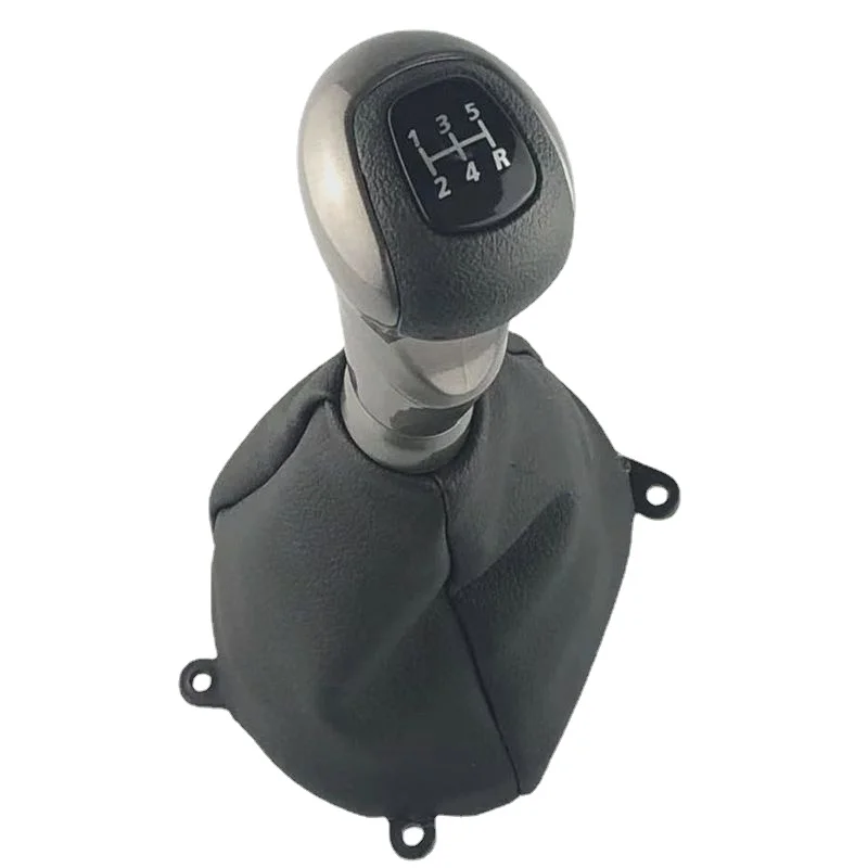 

For Honda Civic 4D DX EX LX Model 2006-2012 Car 5 6 Speed MT Gear Shift Knob Boot Cover Shifting Ball Shifter Lever Accessories