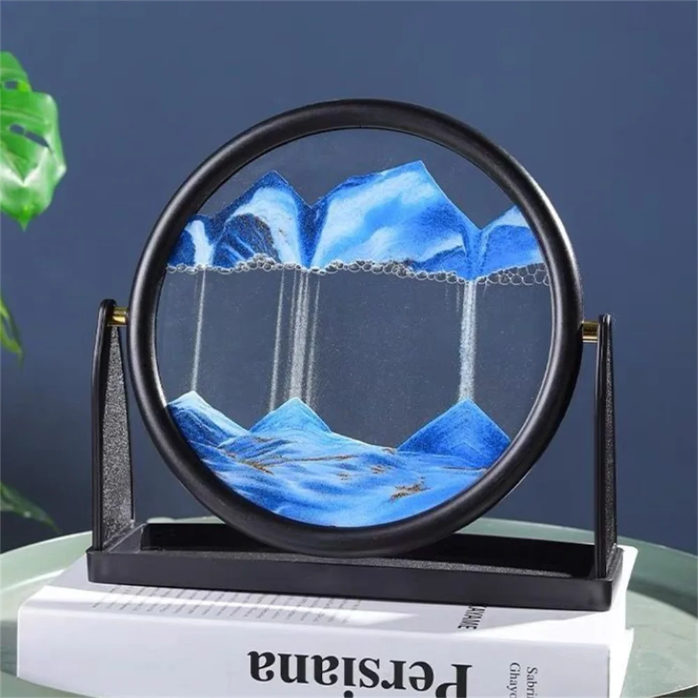 8inch Hourglass 3D Art Painting Moving Sand Art Picture Round Glass Sandscape In Motion Display Flowing Sand Frame Home Decor
8inch Hourglass 3D Art Painting Moving Sand Art Picture Round Glass Sandscape In Motion Display Flowing Sand Frame Home Decor