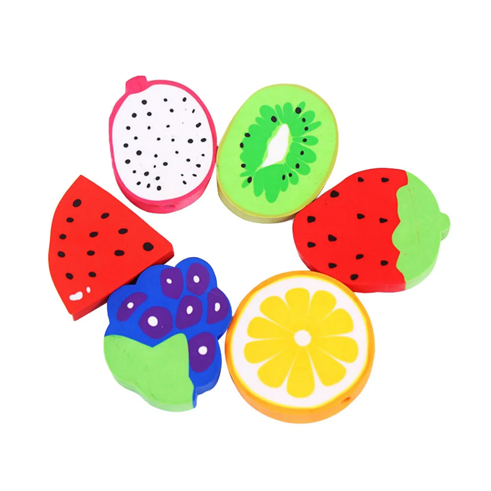 6 Pcs Pencil Erasers for Kids Creative Fruit Simulation Animal Student Child Stationery
6 Pcs Pencil Erasers for Kids Creative Fruit Simulation Animal Student Child Stationery