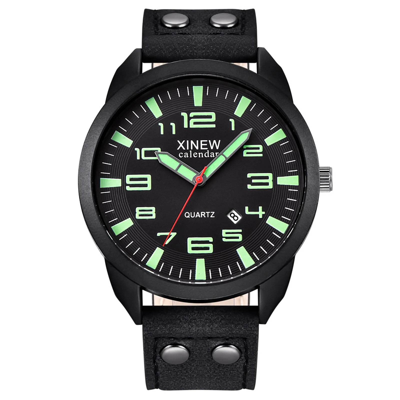 Men's Watch Matte Leather Strap Analog Quartz Watch Simple Calendar Luminous Dial Outdoor Men's Watch Teen Boys Sports Leisure
Men's Watch Matte Leather Strap Analog Quartz Watch Simple Calendar Luminous Dial Outdoor Men's Watch Teen Boys Sports Leisure