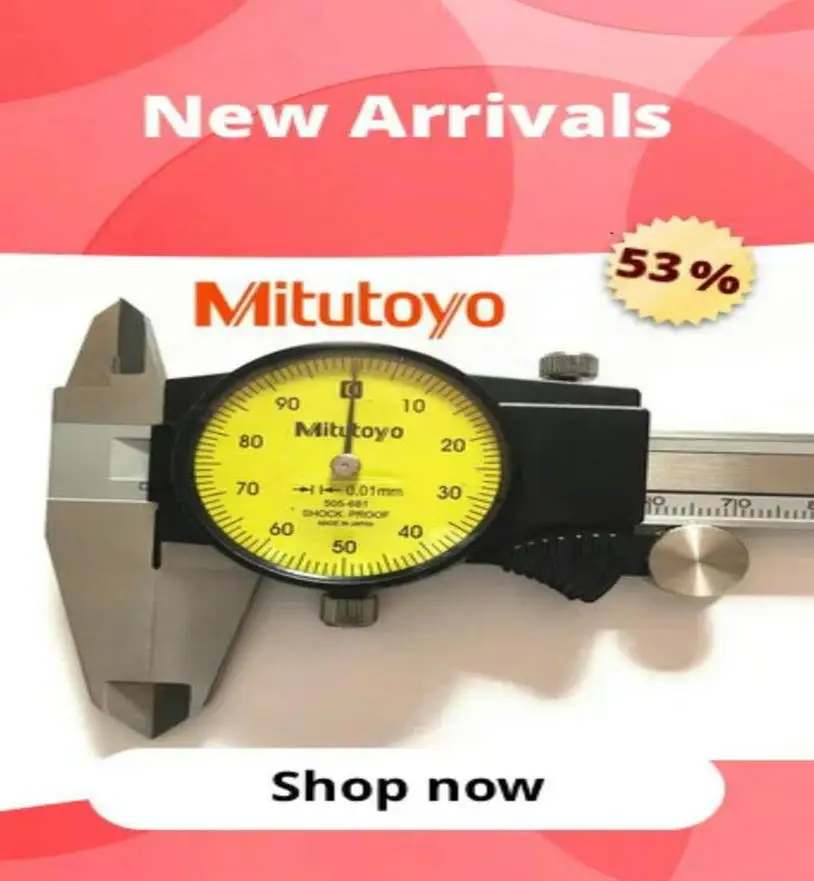 

Japan Mitutoyo Vernier Caliper 6in 505-671 0-150mm 505-672 Digital thermometer Torx tips Cutting pliers gramera scale Cable