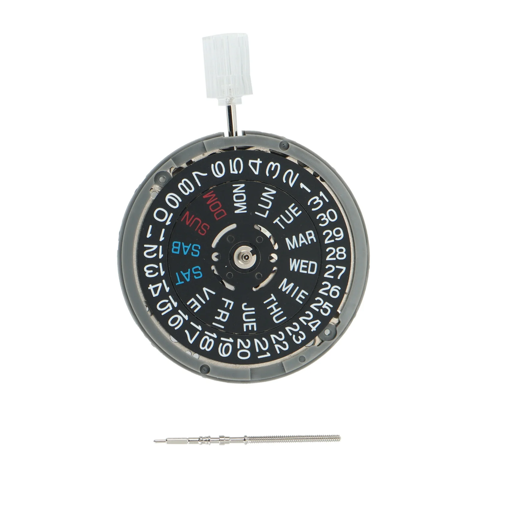 NH36 English Date Week Automatic 3 Oclock Crown Watch Movement Mechanical Replacement Parts
NH36 English Date Week Automatic 3 Oclock Crown Watch Movement Mechanical Replacement Parts