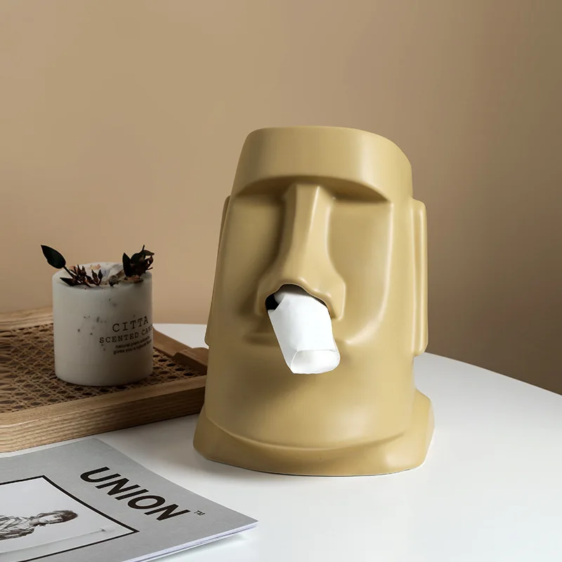 Nordic Personality Statue Tissue Box Home Living Room Decoration Accessories Cafe Dining Table Bar Counter Napkins Box Ornament
Nordic Personality Statue Tissue Box Home Living Room Decoration Accessories Cafe Dining Table Bar Counter Napkins Box Ornament