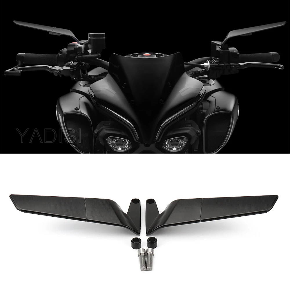 For Yamaha MT07 MT09/SP MT10/SP Out -Bai Adjustable rotating back Mirror MT 07 Accessory Winglet Stealth Mirror Kit
For Yamaha MT07 MT09/SP MT10/SP Out -Bai Adjustable rotating back Mirror MT 07 Accessory Winglet Stealth Mirror Kit