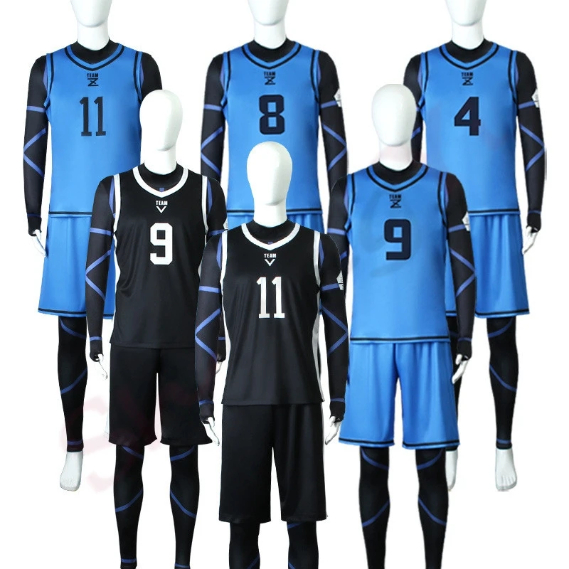 Blue Lock Jersey Football Club Cosplay Costume Anime Seishiro Nagi Isagi Yoichi Hyoma Chigiri Reo Mikage Jumpsuits Vest Shorts
Blue Lock Jersey Football Club Cosplay Costume Anime Seishiro Nagi Isagi Yoichi Hyoma Chigiri Reo Mikage Jumpsuits Vest Shorts