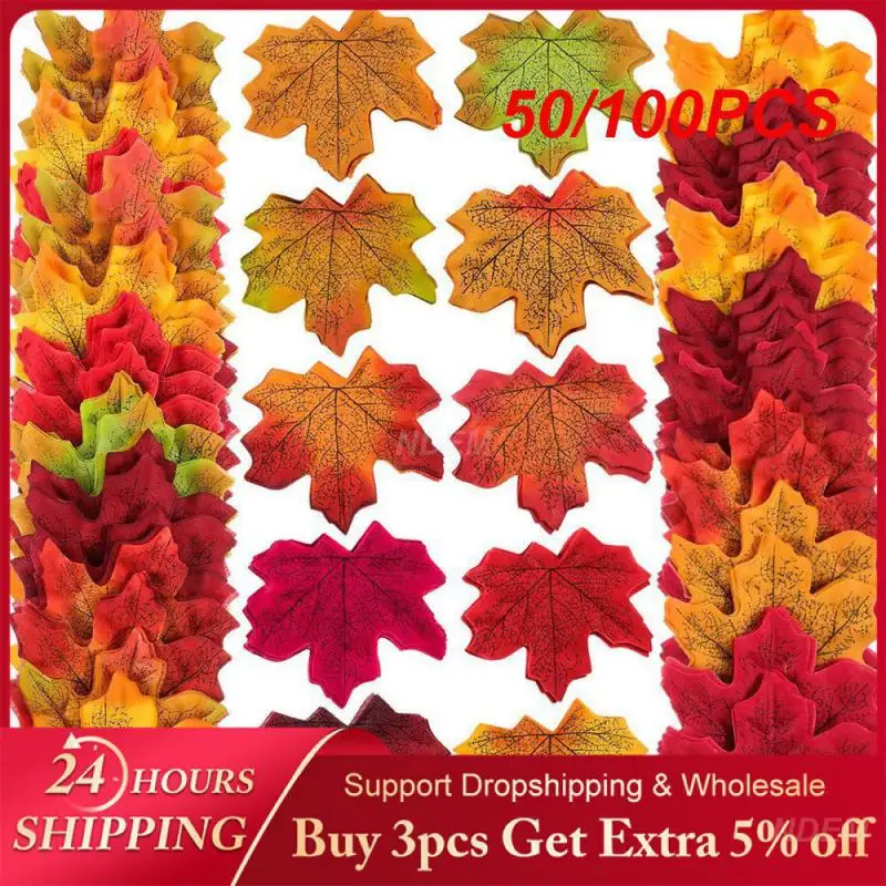 50/100PCS Maple Leaf Crafts 13 Optional Silk Cloth Party & Holiday Decoration Decorative Maple Leaf Preferred Material
50/100PCS Maple Leaf Crafts 13 Optional Silk Cloth Party & Holiday Decoration Decorative Maple Leaf Preferred Material