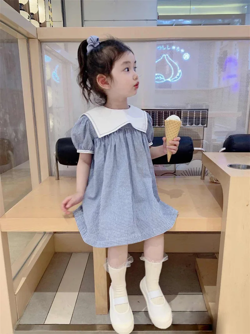 Girls dress summer 2022 new fashionable princess dress children's preppy summer dress navy collar children's dress
Girls dress summer 2022 new fashionable princess dress children's preppy summer dress navy collar children's dress