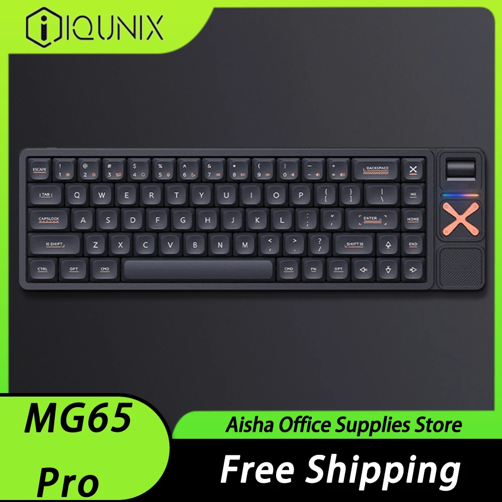 IQUNIX MG65 Pro Mechanical Keyboard Aluminium Alloy Three Mode Wireless Gaming Keyboard Ultrathin Low-Profile Keyboard Office PC
IQUNIX MG65 Pro Mechanical Keyboard Aluminium Alloy Three Mode Wireless Gaming Keyboard Ultrathin Low-Profile Keyboard Office PC