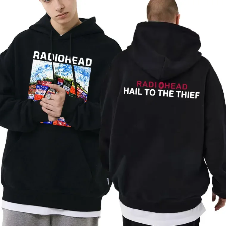 Rock Band Men Women Fashion Casual Streetwear Radiohead Music Album Hail To The Thief Hoodie Man Oversized Hip Hop Sweatshirt
Rock Band Men Women Fashion Casual Streetwear Radiohead Music Album Hail To The Thief Hoodie Man Oversized Hip Hop Sweatshirt