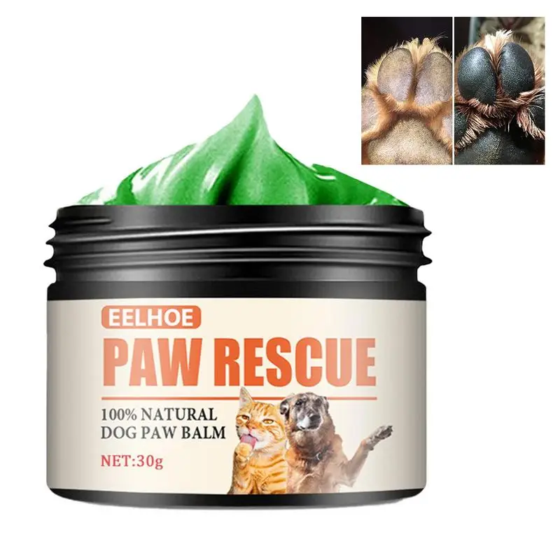 

Dog Paw Balm 30g Pets Nose Elbow Cream Wax Soother Protection For Hot Pavement Paw Pad Lotion Moisturizes Dry Noses For Dogs