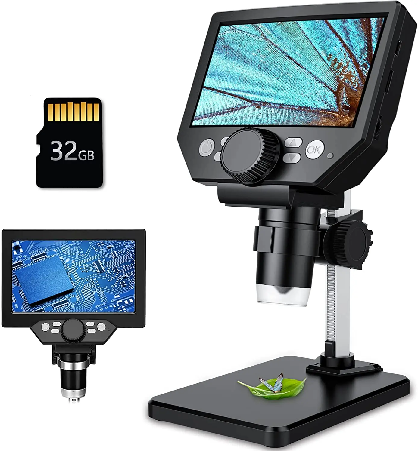 1-1000X Magnification Zoom Wireless USB Stereo LCD Digital Microscope,4.3'' 1080P 10 Megapixels HD Screen Camera Video Recorder 24 1-1000X Magnification Zoom Wireless USB Stereo LCD Digital Microscope,4.3'' 1080P 10 Megapixels HD Screen Camera Video Recorder 18