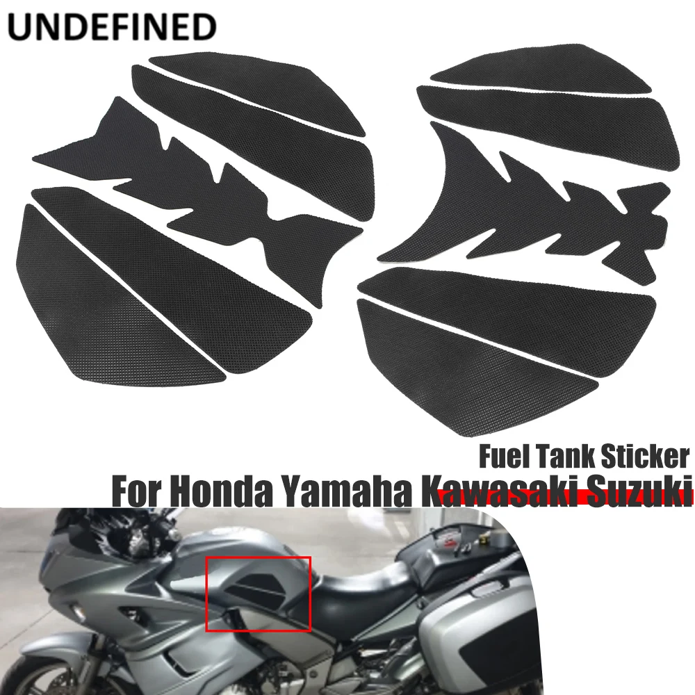 For Honda Yamaha Suzuki CB CBR Universal Motorcycle Tank Traction Side Pad Gas Knee Grip Protector Sticker Rubber Decals Black
For Honda Yamaha Suzuki CB CBR Universal Motorcycle Tank Traction Side Pad Gas Knee Grip Protector Sticker Rubber Decals Black