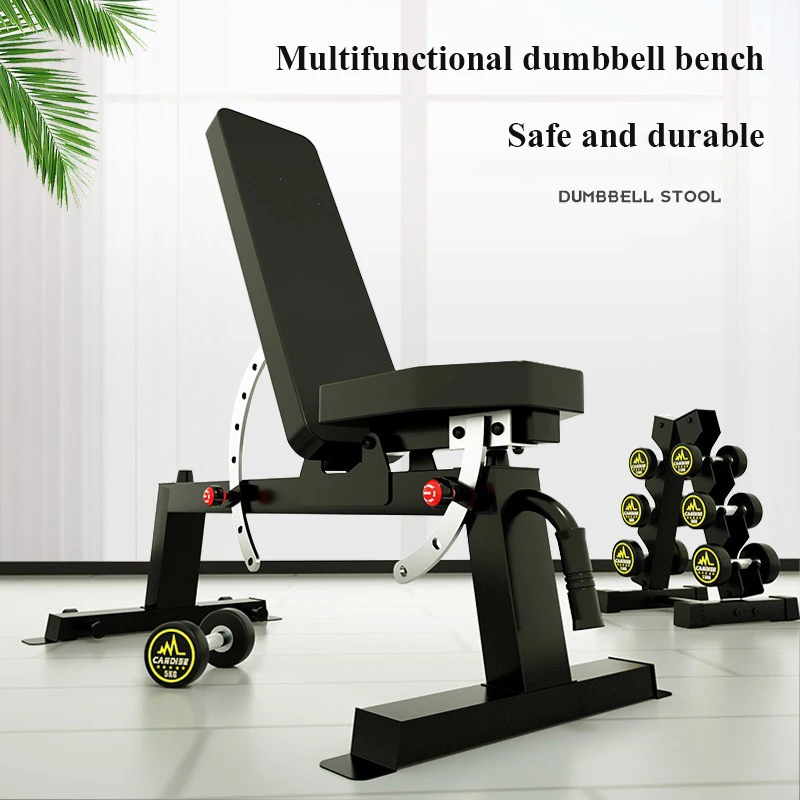 

Multi-Speed Adjustment Mobile Roller Design Bold Carbon Steel Commercial Multi-Functional Dumbbell Bench