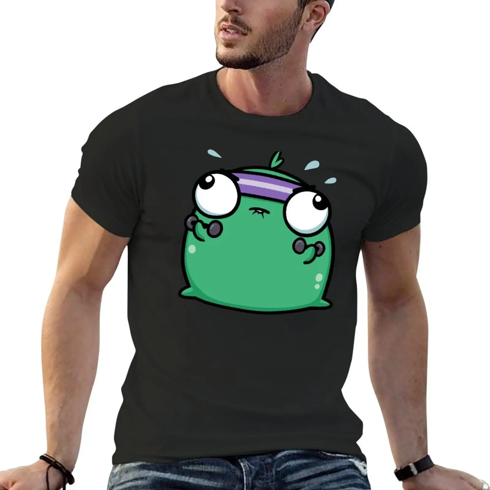 Silly Green Frog Workout T-Shirt boys whites boys animal print blanks mens graphic t-shirts hip hop
Silly Green Frog Workout T-Shirt boys whites boys animal print blanks mens graphic t-shirts hip hop