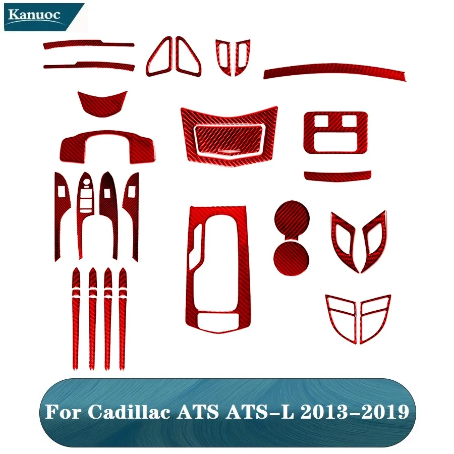 For Cadillac ATS ATS-L 2013 - 2019 Car Interior Decorative Accessories Carbon Fiber Red Stickers Cover Trim Various Parts
For Cadillac ATS ATS-L 2013 - 2019 Car Interior Decorative Accessories Carbon Fiber Red Stickers Cover Trim Various Parts