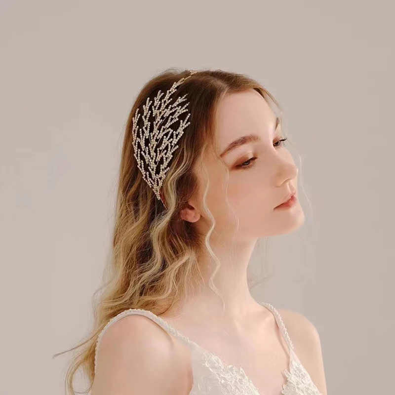 Женский обруч для волос в форме ветки, свадебный аксессуар для волос
Женский обруч для волос в форме ветки, свадебный аксессуар для волос