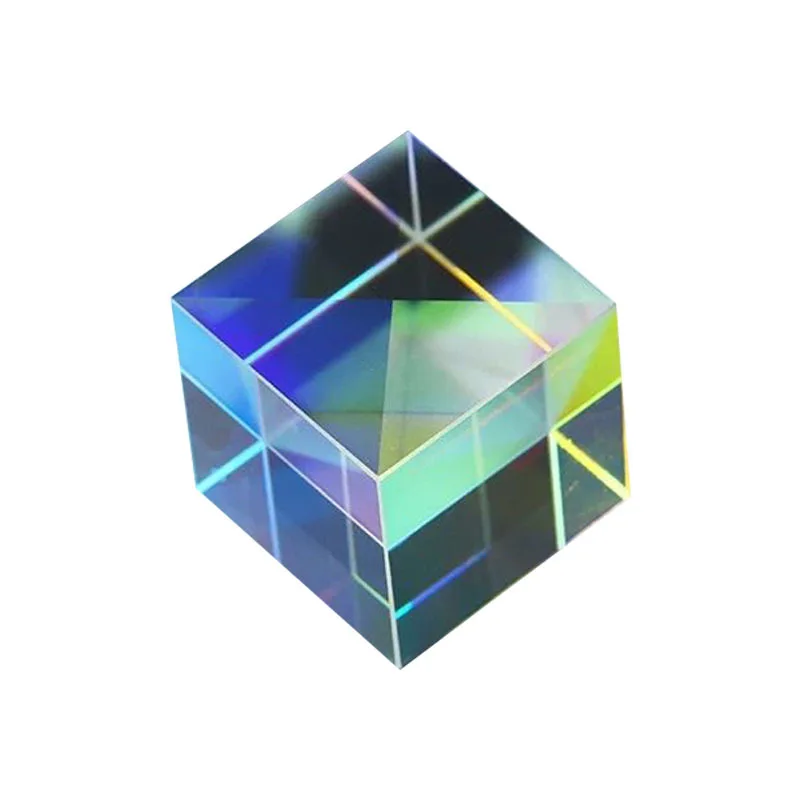 

Best Seller Chromatic prism sun catcher light cube six-sided polished color cube