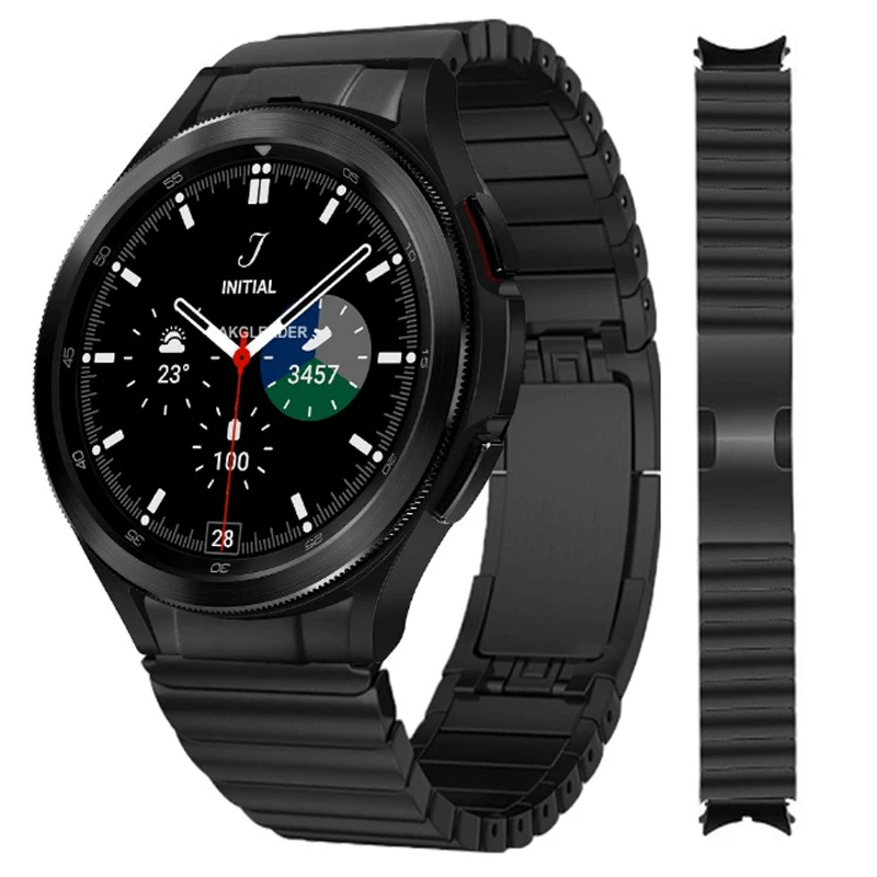 No Gap 20mm Metal Strap for Samsung Galaxy Watch 5/4 40mm 44mm Stainless Steel Bracelet Galaxy Watch6 Classic 43 47mm/5 Pro 45mm
No Gap 20mm Metal Strap for Samsung Galaxy Watch 5/4 40mm 44mm Stainless Steel Bracelet Galaxy Watch6 Classic 43 47mm/5 Pro 45mm